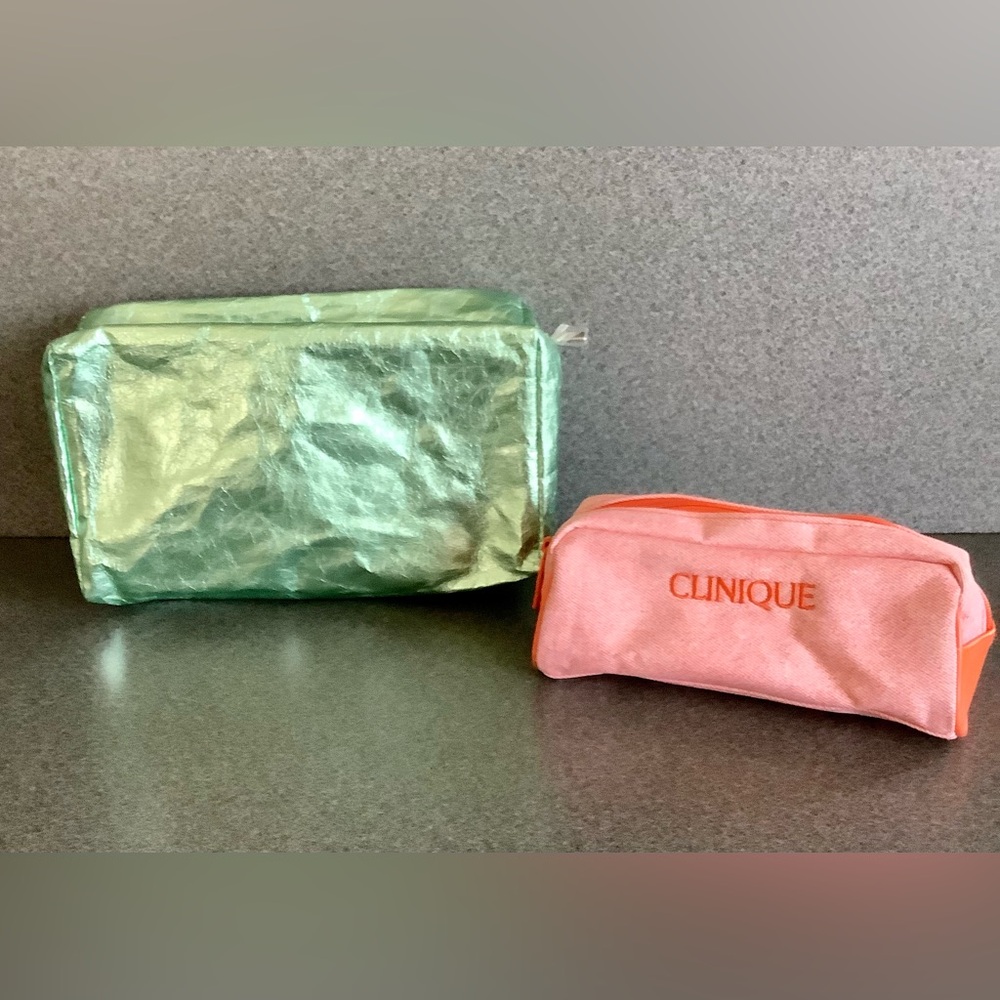 2 New Clinique Cosmetic Bags